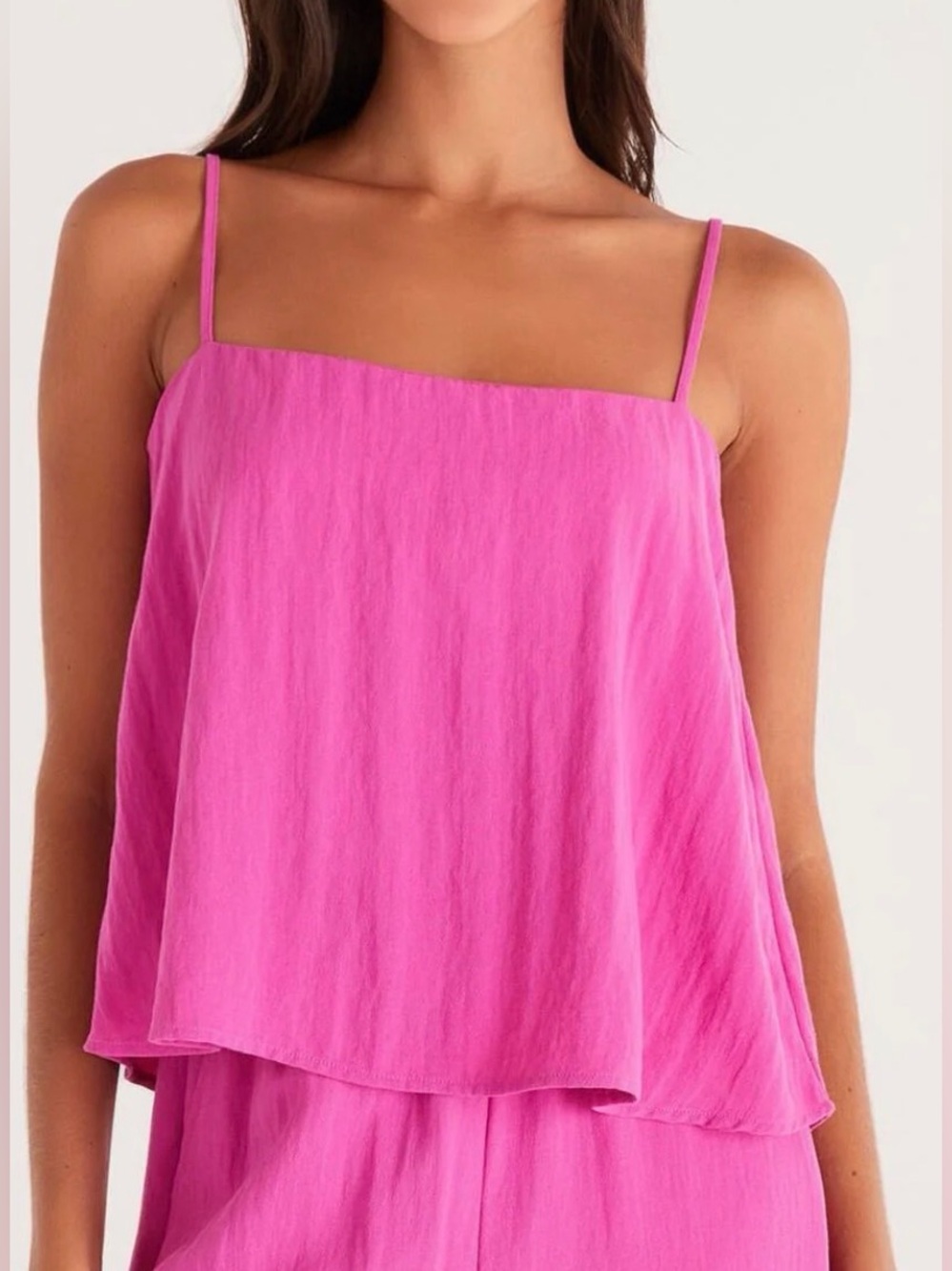 Z Supply Annie Tank in Rose Violet Size Medium - C59-009